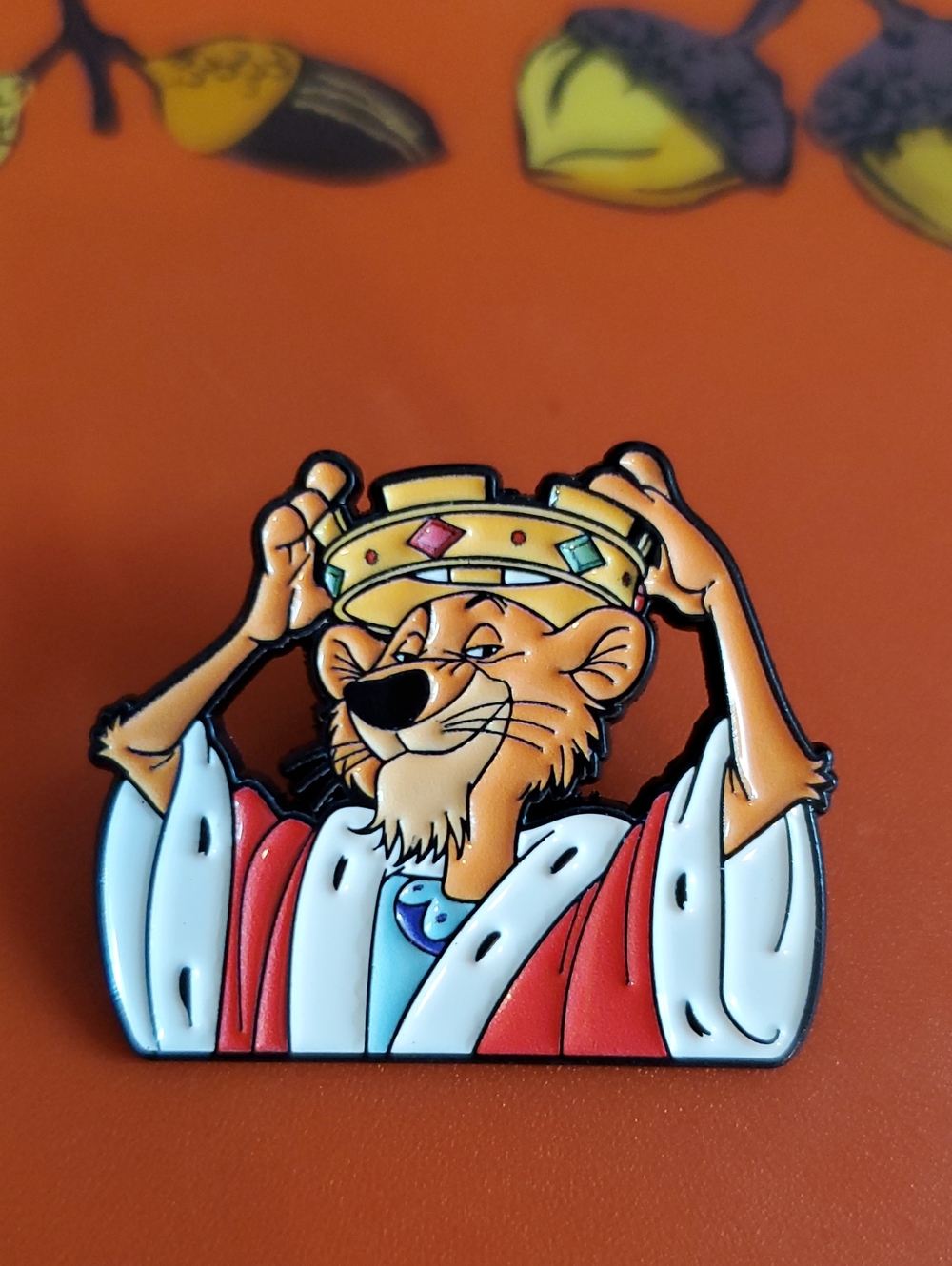 Lion Prince Character Enamel Lapel Pin